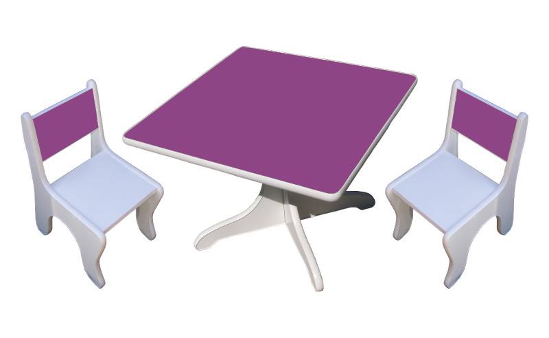 Becks stolk + 2x stolika Violet