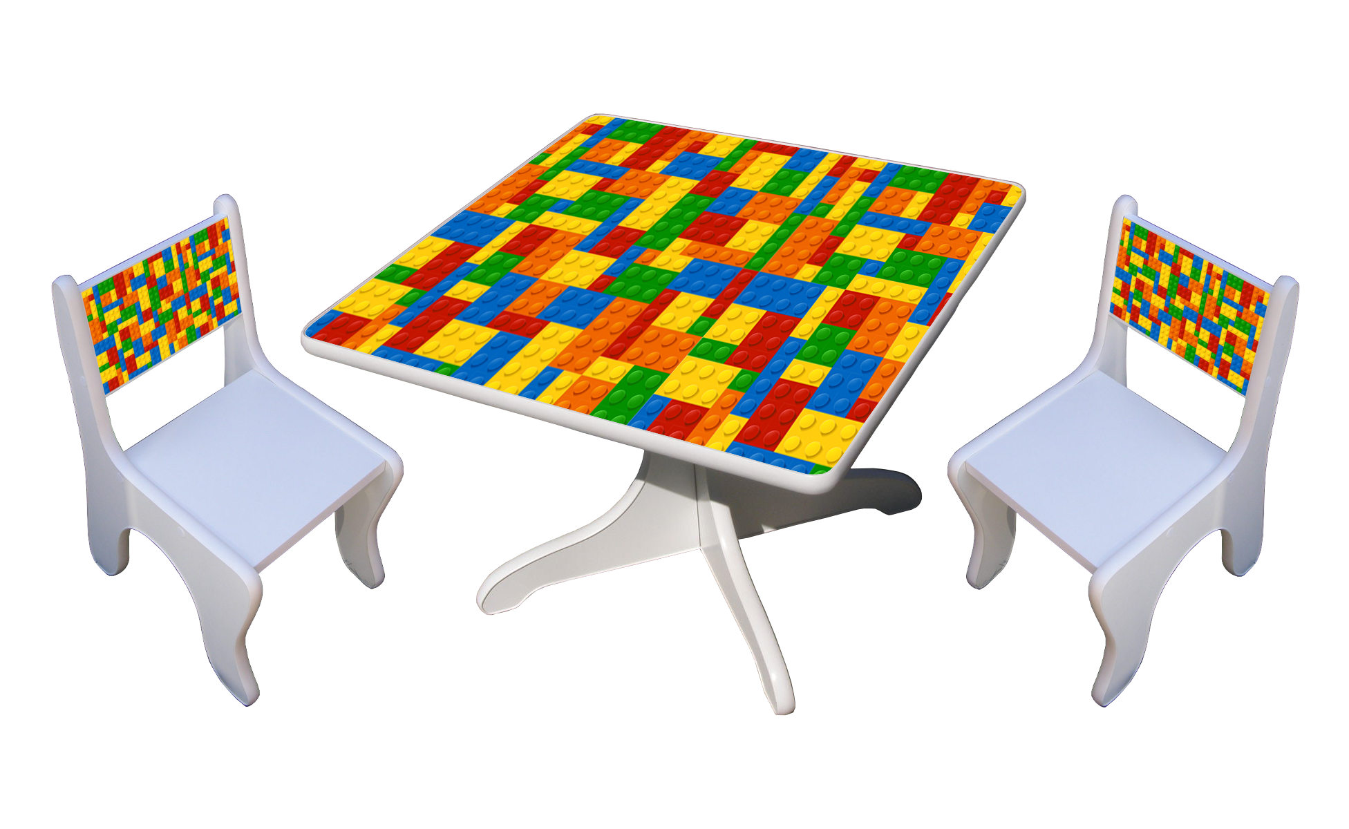 Becks stolk + 2x stolika Legov kocky