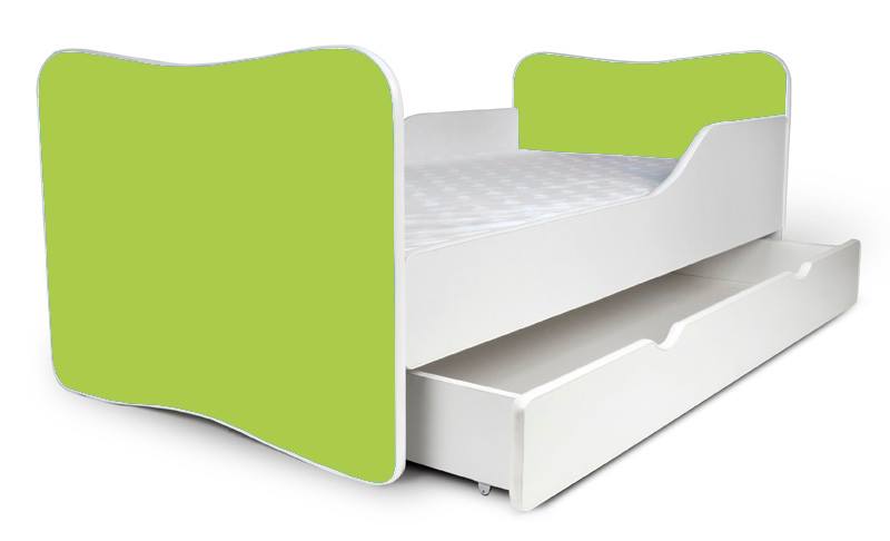 Detská posteľ + šuflík Green