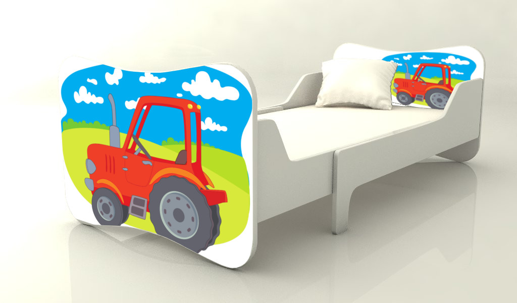 Becks rastúca posteľ Tractor